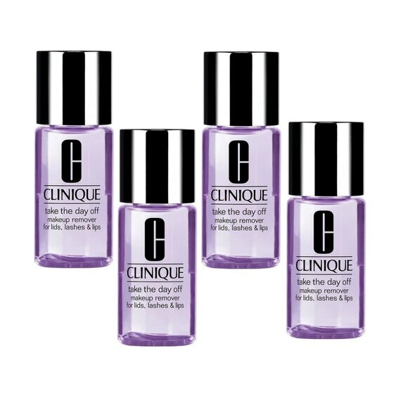 Clinique Other - CLINIQUE Take The Day Off Makeup Remover For Lids Lashes Lips Bundle of 4